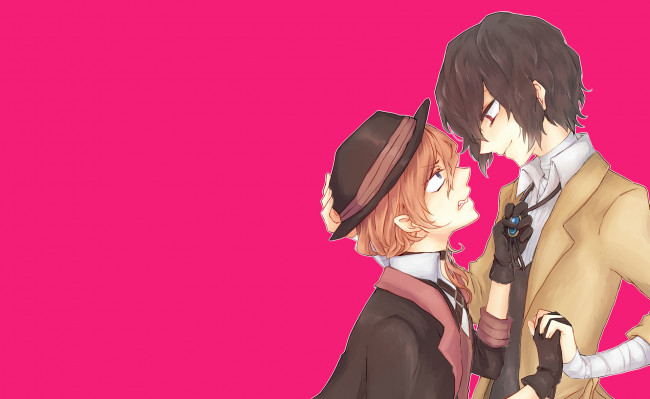 Обои картинки фото аниме, bungou stray dogs, бродячие, псы, литературные, гении