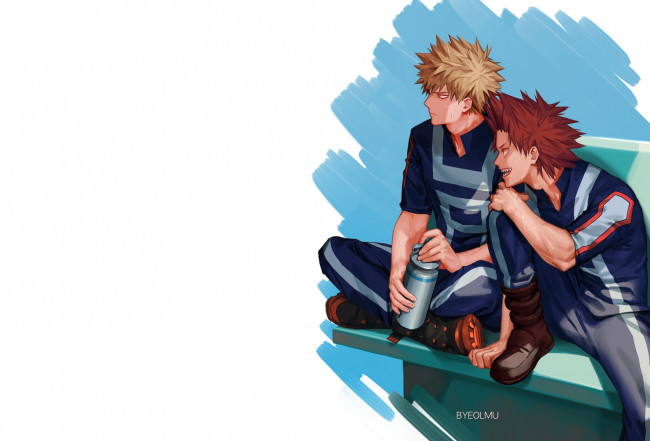 Обои картинки фото аниме, boku no hero academia, моя, геройская, академия