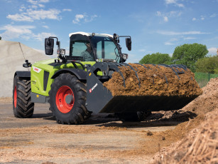 Картинка техника фронтальные+погрузчики claas