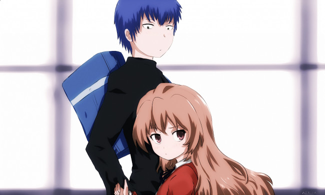 Обои картинки фото аниме, toradora