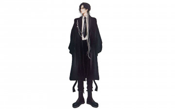 Картинка рисованное люди ван ибо плащ