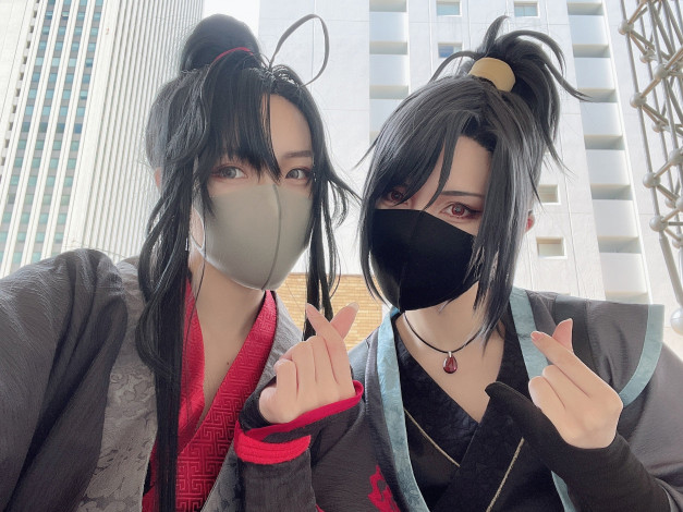 Обои картинки фото девушки, - креатив,  косплей, костюмы, образы, маски