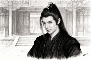 обоя рисованное, кино,  мультфильмы, парень, антагонист, the, untamed, неукротимый, повелитель, чэньцин, wang, hao, xuan, сюэ, ян, ван, хао, сюань, чэнмэй