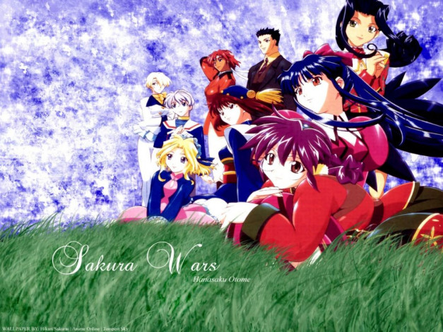 Обои картинки фото аниме, sakura, wars