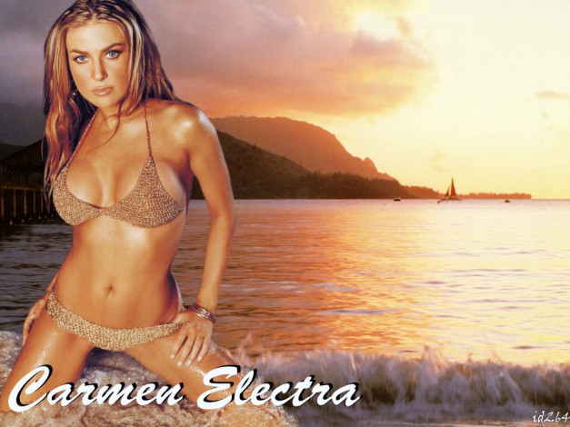 Обои картинки фото Carmen Electra, девушки