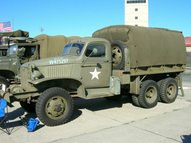 Обои картинки фото техника, военная, автомобили, gmc, 6x6