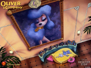 обоя мультфильмы, oliver, and, company