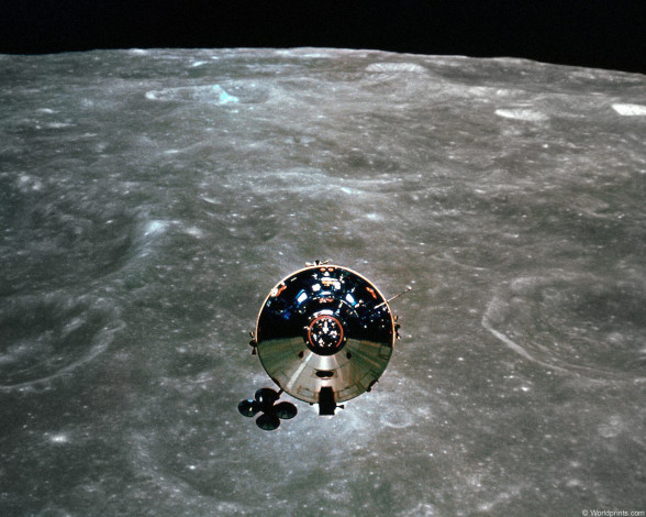 Обои картинки фото космос, луна