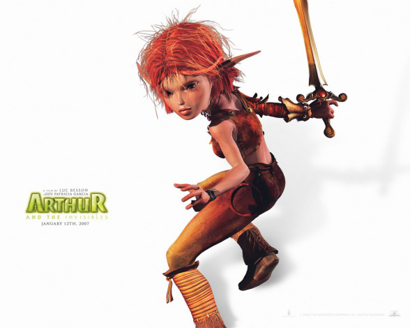 Обои картинки фото мультфильмы, arthur, and, the, minimoys