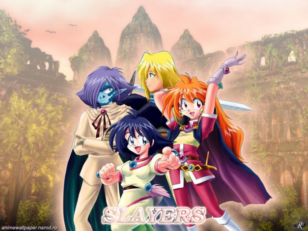 Обои картинки фото аниме, slayers