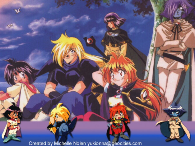 Обои картинки фото аниме, slayers