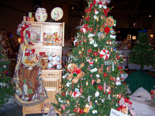 Обои картинки фото праздничные, Ёлки