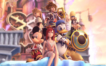 Картинка видео игры kingdom hearts ii герои диснея