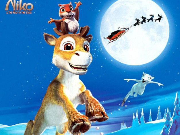 Обои картинки фото мультфильмы, niko, lent&, 228, j&, poika