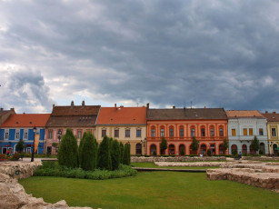 Картинка города здания дома