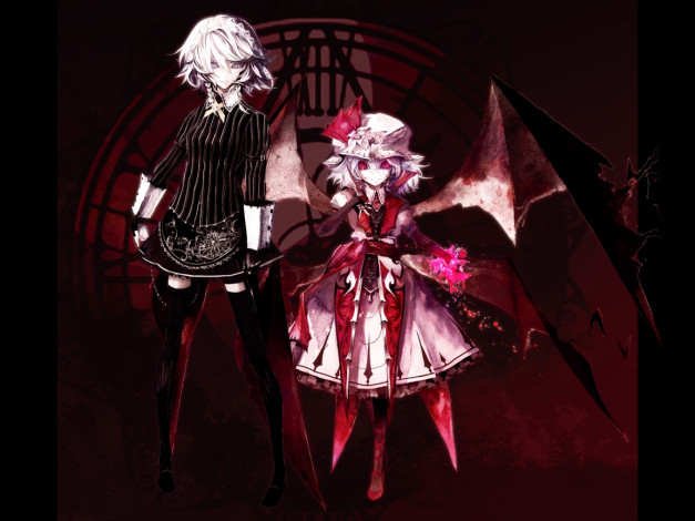 Обои картинки фото аниме, touhou