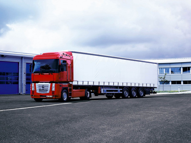 Обои картинки фото автомобили, renault, trucks