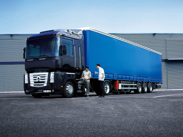 Обои картинки фото автомобили, renault, trucks