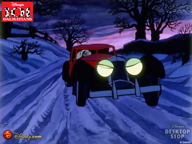 Обои картинки фото мультфильмы, 101, dalmatians