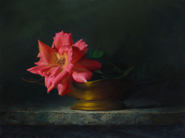 Обои картинки фото рисованные, цветы