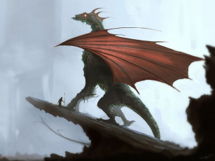 Картинка фэнтези драконы