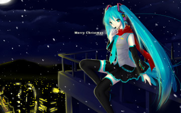 Картинка аниме vocaloid miku hatsune