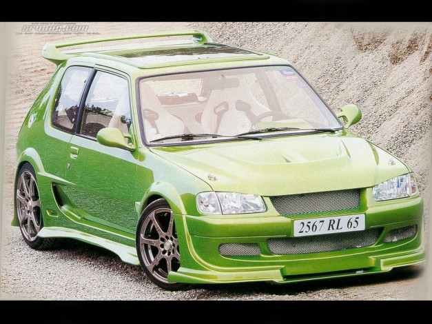 Обои картинки фото автомобили, peugeot, 205