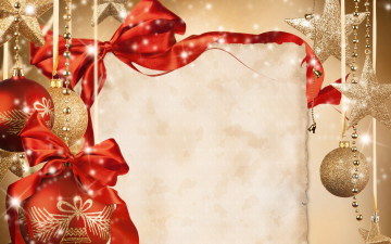 Картинка праздничные шарики звездочки банты