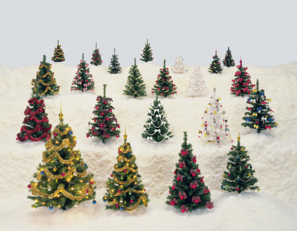 Обои картинки фото праздничные, Ёлки, игрушки, елки