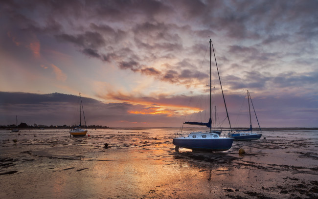 Обои картинки фото корабли, Яхты, закат