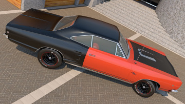 обоя автомобили, 3д, 1968, dodge, coronet