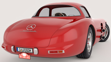 Картинка автомобили 3д slr 300 1955 mercedes benz