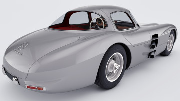 Картинка автомобили 3д slr 300 1955 mercedes benz