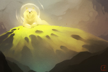 Картинка рисованное животные +медведи медведь