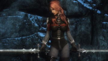 Картинка 3д+графика амазонки+ amazon фон взгляд мечи девушка