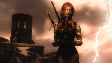 Картинка 3д+графика амазонки+ amazon оружие фон взгляд девушка