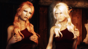 Картинка 3д+графика эльфы+ elves блондинка фон эльфийки взгляд