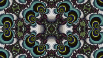 Картинка 3д+графика фракталы+ fractal фон узор цвета