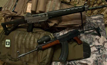 Картинка оружие автоматы cz 858 sg 550 sig swiss arms