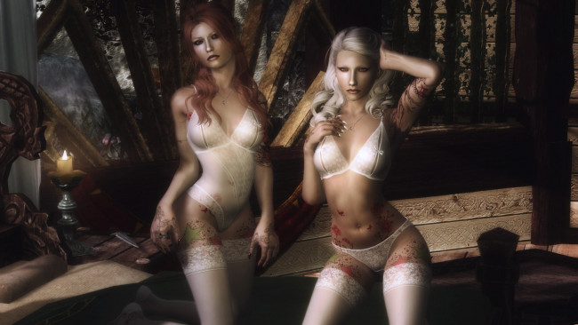 Обои картинки фото 3д графика, эльфы , elves, эльфийки, фон, взгляд