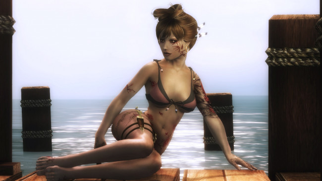 Обои картинки фото 3д графика, эльфы , elves, фон, взгляд, эльфийка