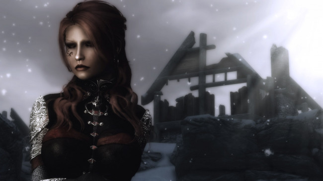 Обои картинки фото 3д графика, фантазия , fantasy, девушка, взгляд, фон