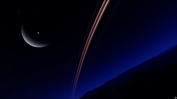 Картинка космос арт вселенная звезды планеты галактика