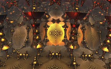 Картинка 3д+графика фракталы+ fractal узор фон цвета