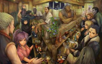 Картинка аниме hunter+x+hunter хисока бар персонажи