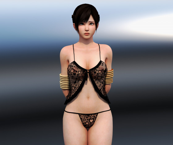 Обои картинки фото 3д графика, аниме , anime, фон, взгляд, девушка