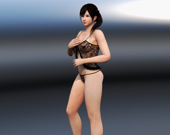 Обои картинки фото 3д графика, аниме , anime, фон, взгляд, девушка