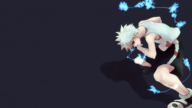 Обои картинки фото аниме, hunter x hunter, киллуа