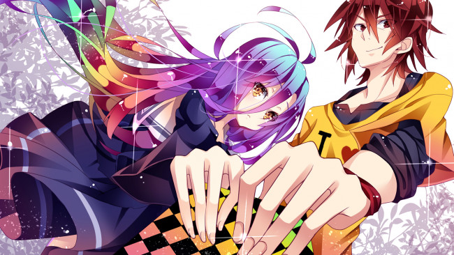 Обои картинки фото аниме, no game no life, нет, игры, жизни