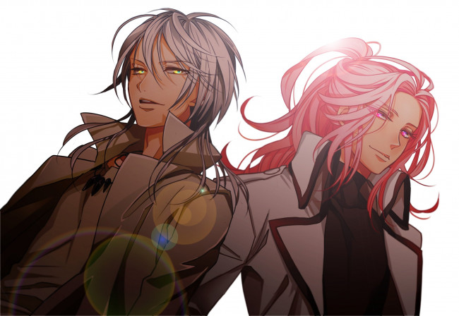 Обои картинки фото аниме, psycho-pass, арт, психо-паспорт, парни, фон